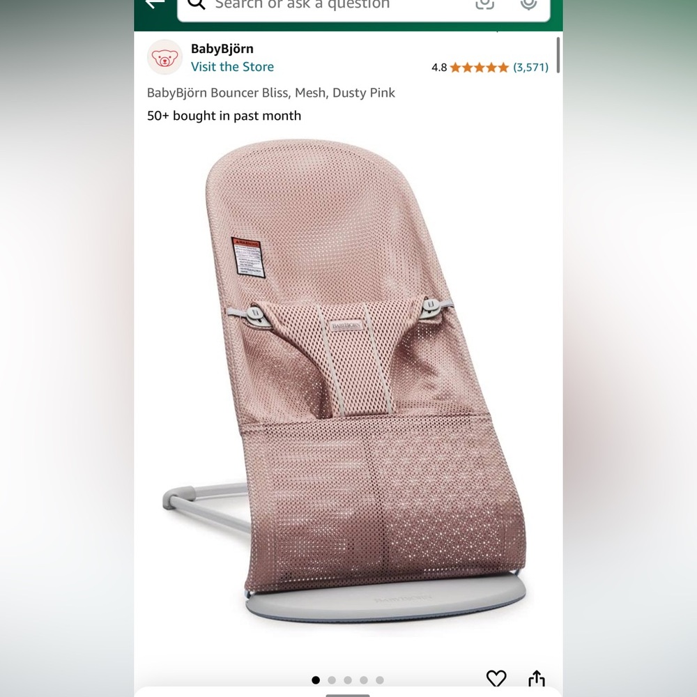 Baby Bijorn Bouncer Bliss